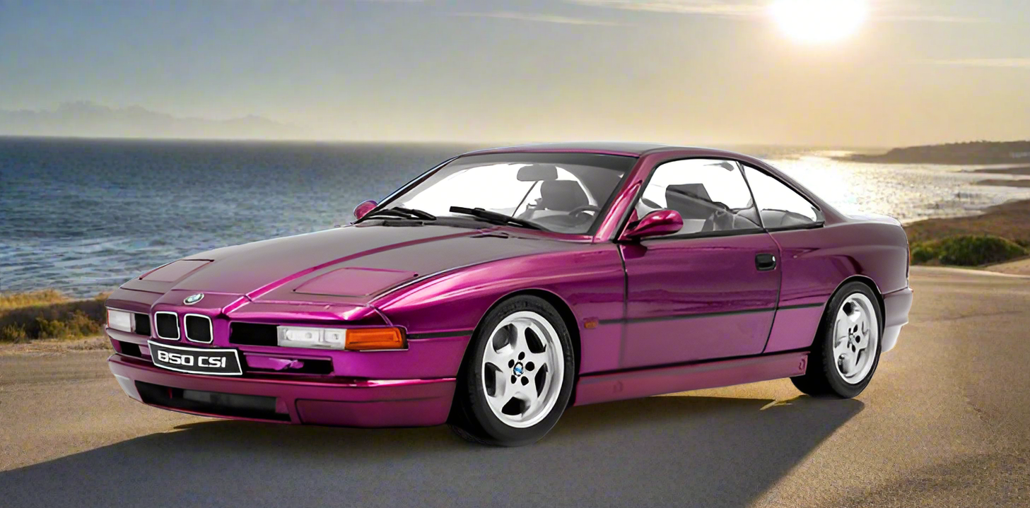 1:18 Violet 1991 BMW 850 E31
