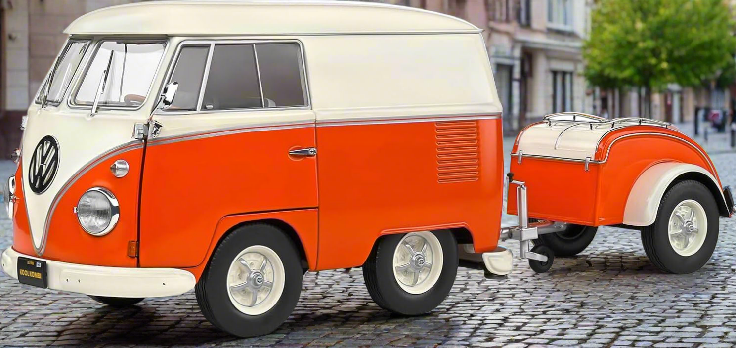 1:18 Orange/White 1950 VW