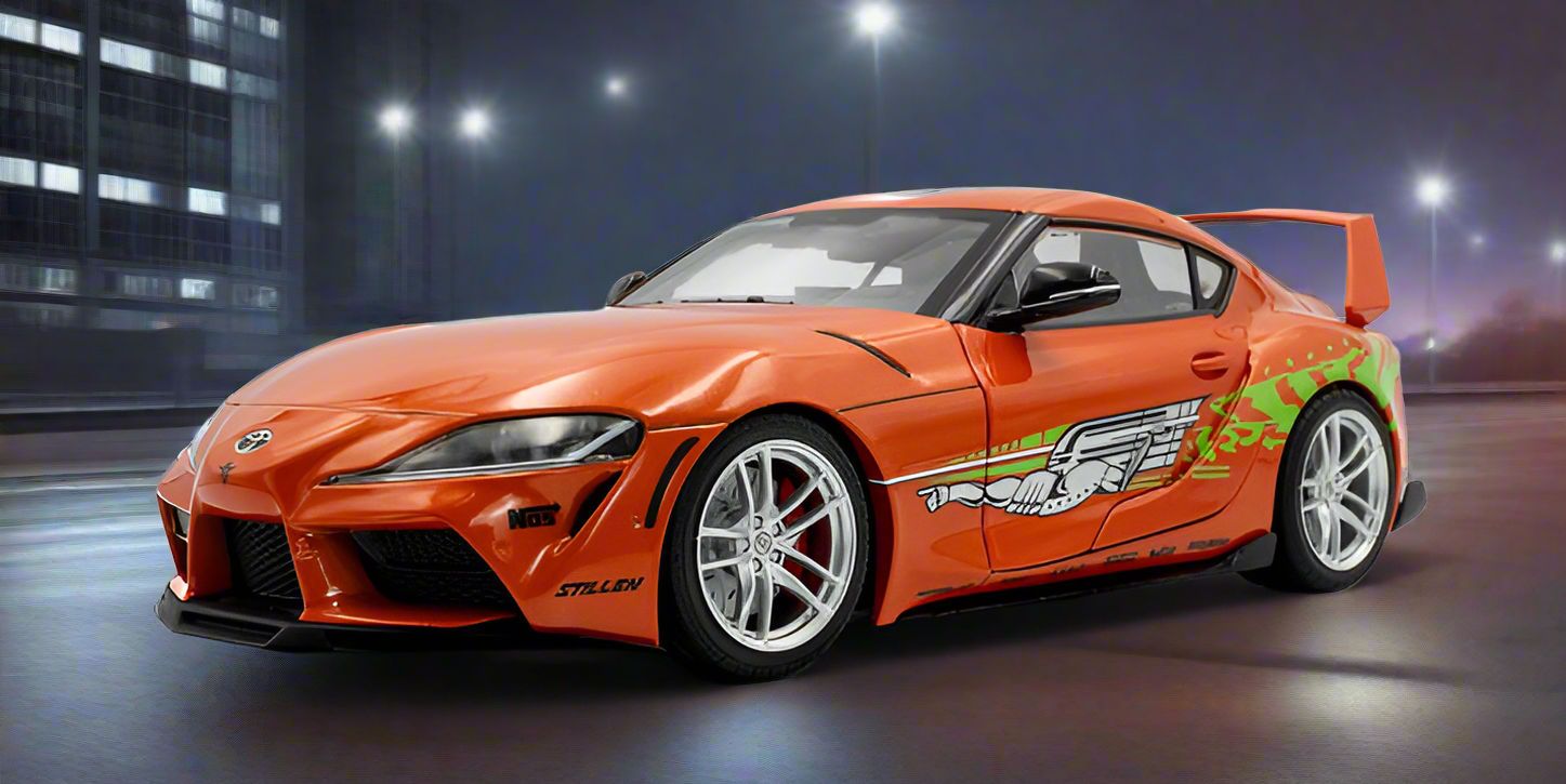 1:18 Orange 2024 Tribute GR Toyota Supra