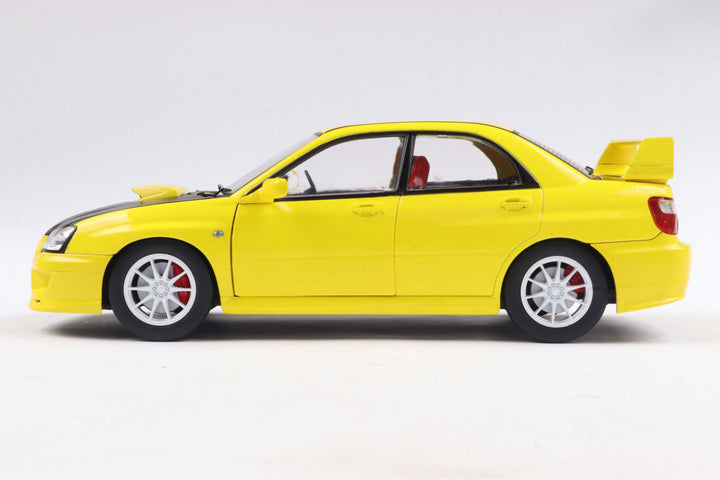1:18 Yellow 2003 Subaru Imprez