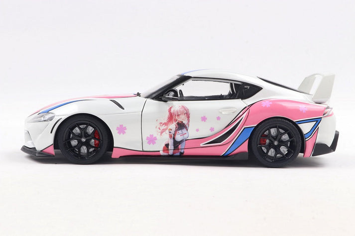 1:18 Itasha White 2024 Toyota GR Supra Solido Works