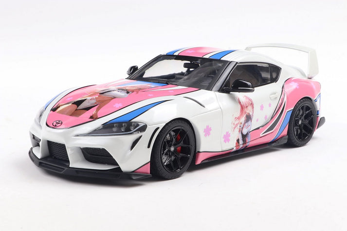 1:18 Itasha White 2024 Toyota GR Supra Solido Works