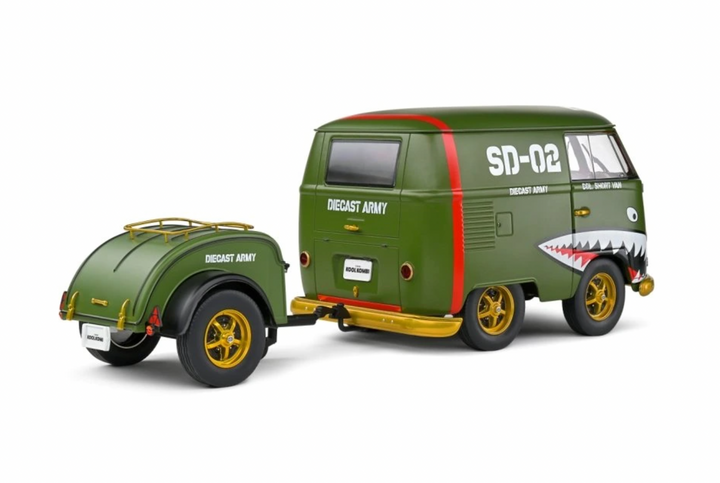 1:18 Army 1950 Kool VW Kombi