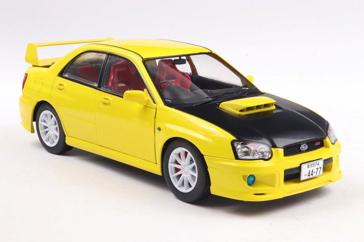 1:18 Yellow 2003 Subaru Imprez