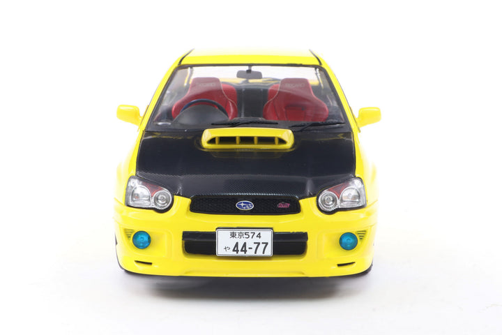 1:18 Yellow 2003 Subaru Imprez