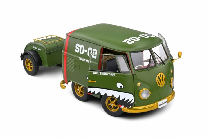 1:18 Army 1950 Kool VW Kombi